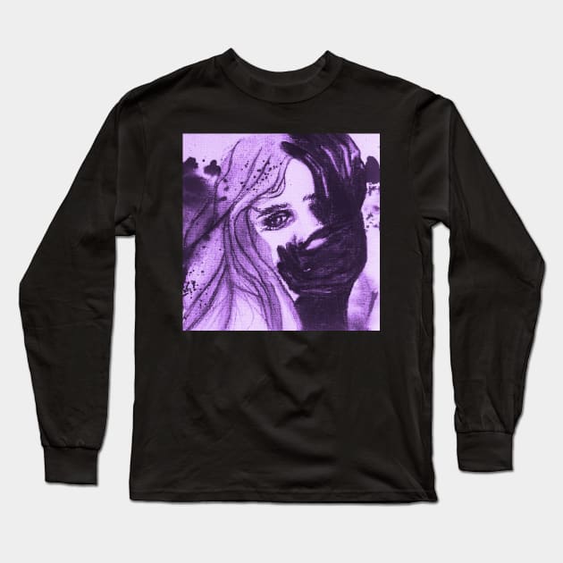 Fear Long Sleeve T-Shirt by teenamarie23art